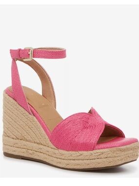 Kelly & Katie Wesley Espradrille Wedge Sandal Sz 6.5